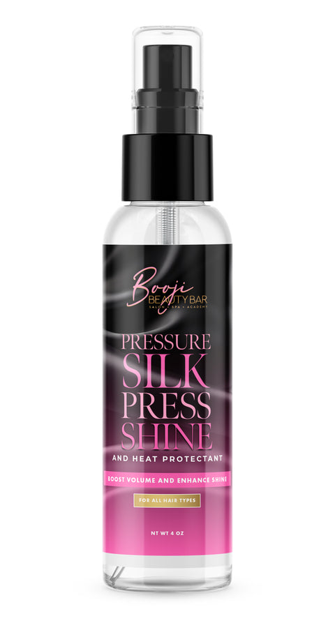 Pressure Silk Press Shine + Heat Protectant Spray