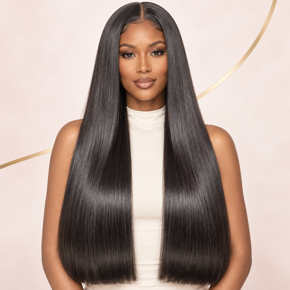 Sultry Bone Straight – Super Double Drawn- Hair Bundle