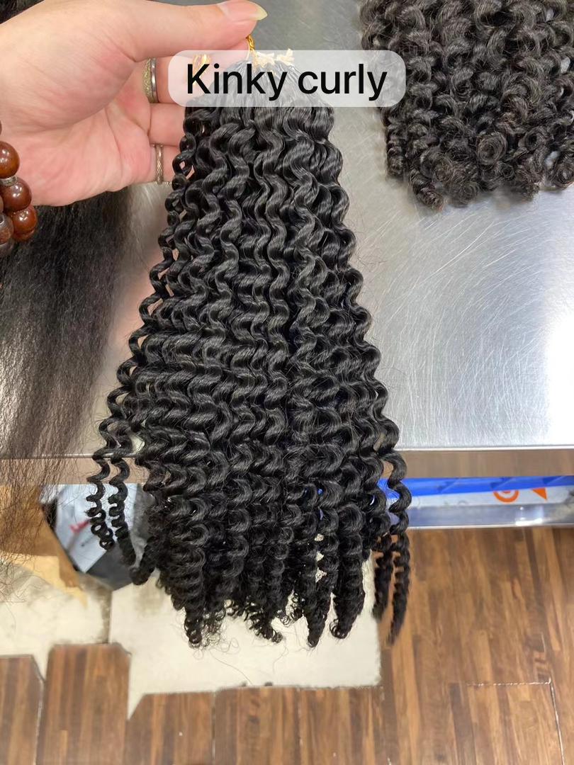 Booji Kinky Curly - Human Crochet Hair