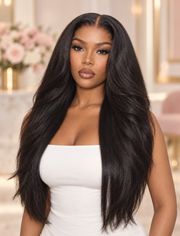 Klassy Yaki Straight – Custom HD Lace Wig