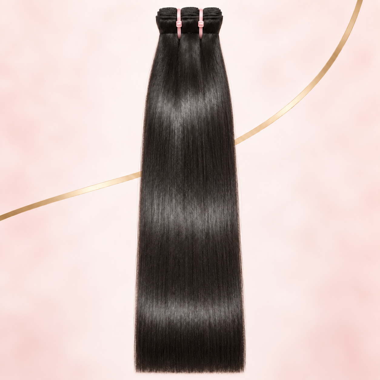 Sultry Bone Straight – Super Double Drawn- Hair Bundle