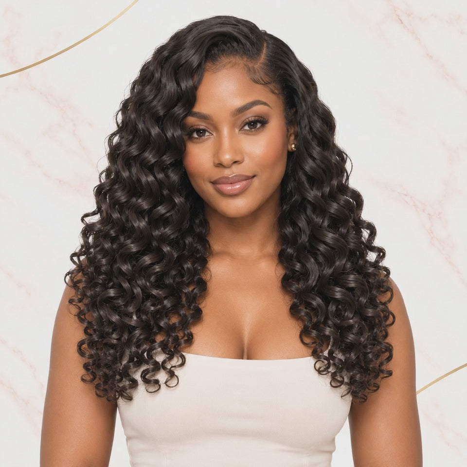 Load video: Conceited Curly - Hair Bundle